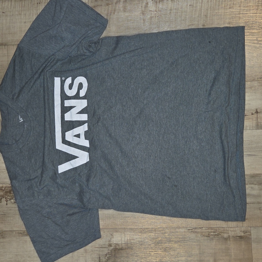 Vans Men's Charcoal Tee Size:Med